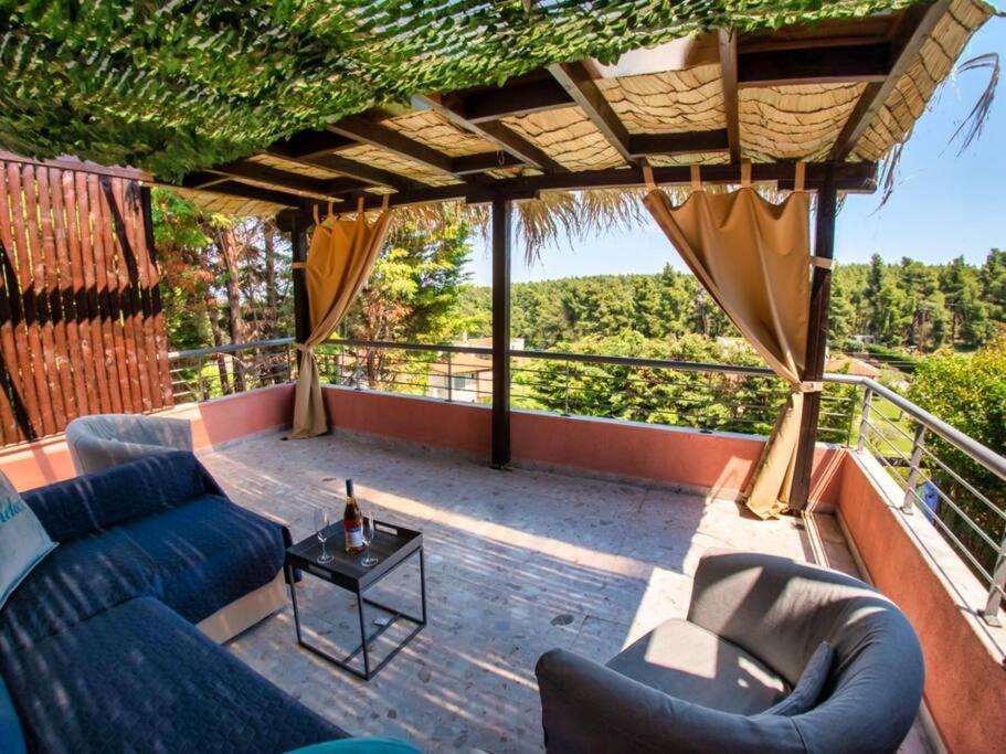 Deluxe Sani Relax Villa Exterior foto