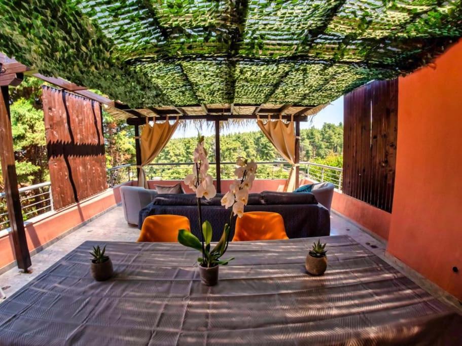 Deluxe Sani Relax Villa Exterior foto